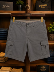 Men's Twill Cargo Shorts pocket flap