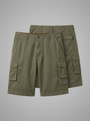 Men's Twill Cargo Shorts pocket flap