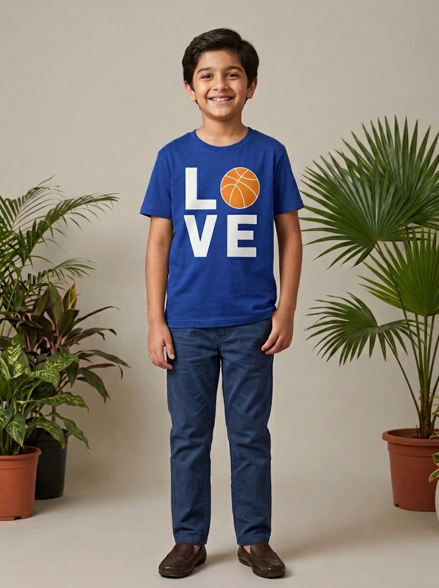 Premium Kids' Printed T-Shirt – 100% Fine Cotton.