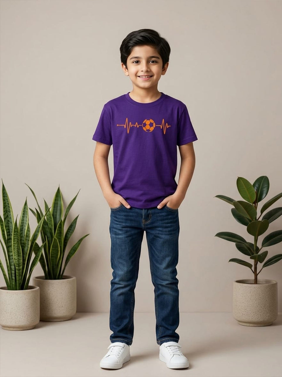 Premium Kids' Printed T-Shirt – 100% Fine Cotton.